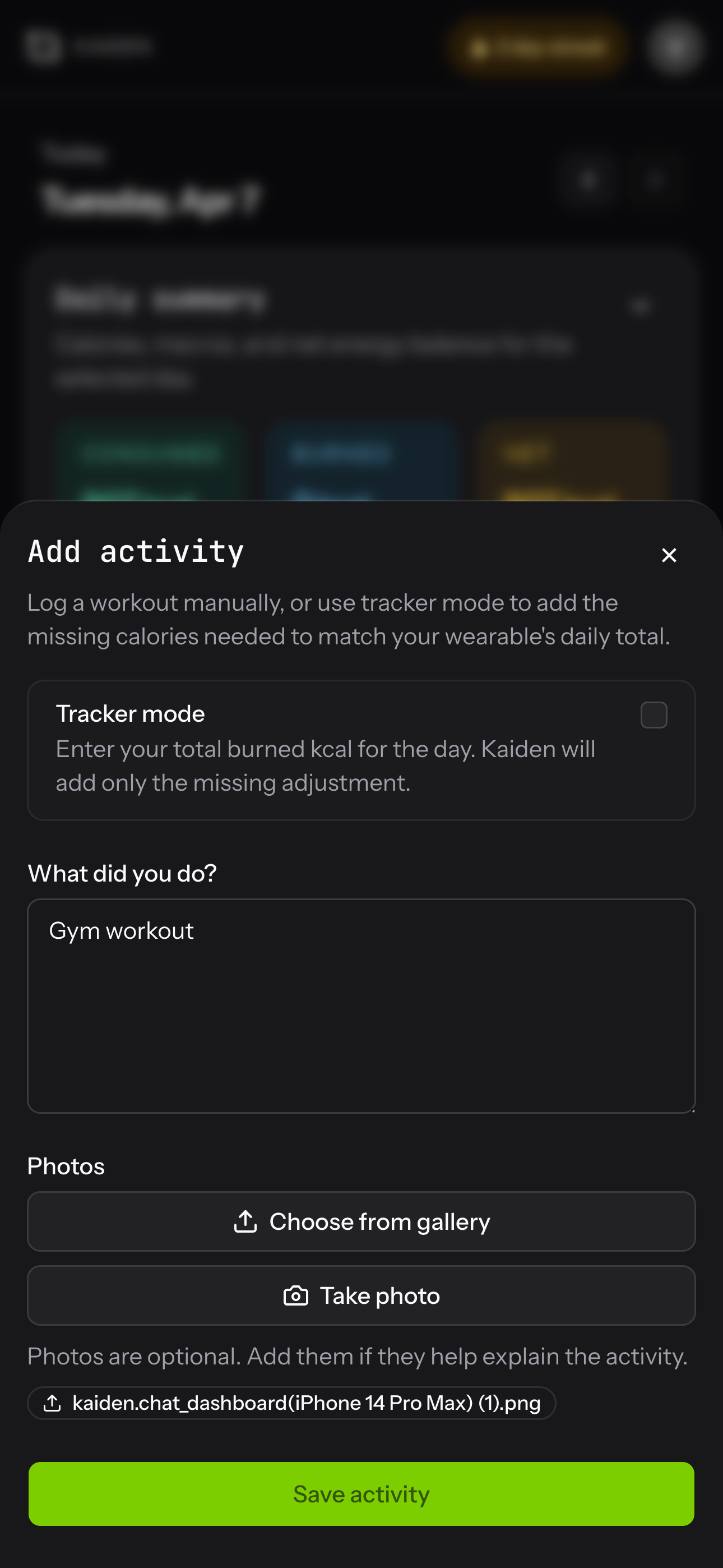 Kaiden app preview 2