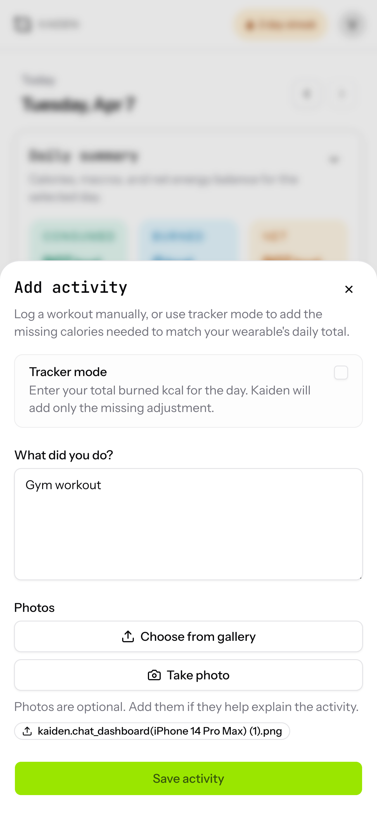 Kaiden app preview 2